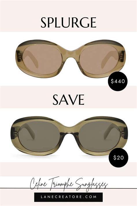 amazon celine dupe sunglasses|celine sunglasses triomphe dupe.